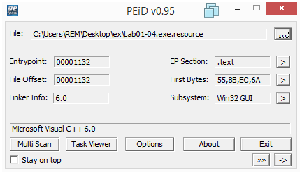 PEid for embedded resource